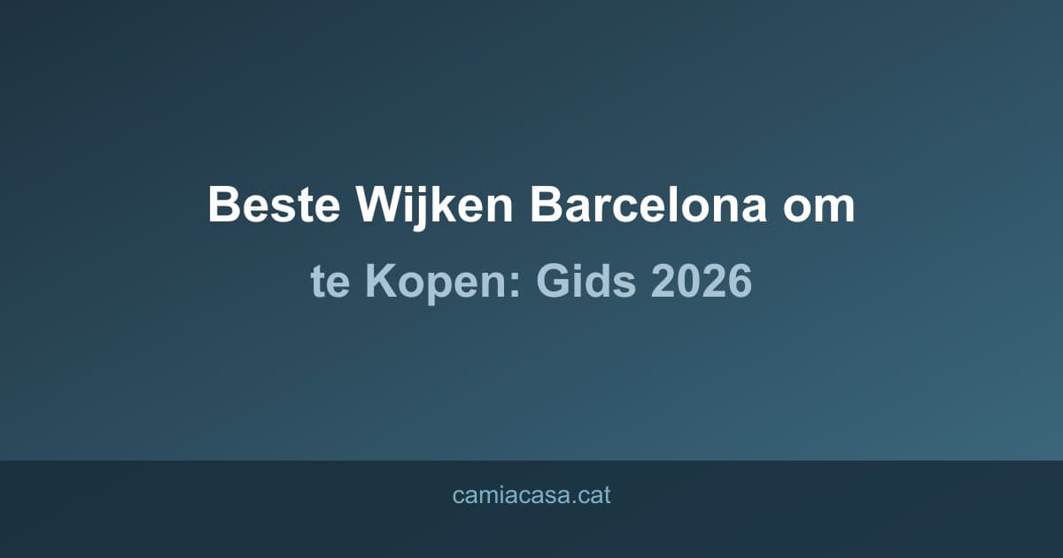 barcelona wijken koopgids