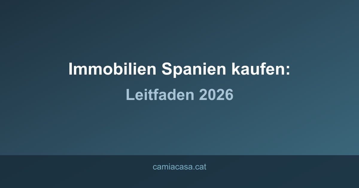 immobilien spanien kaufen leitfaden