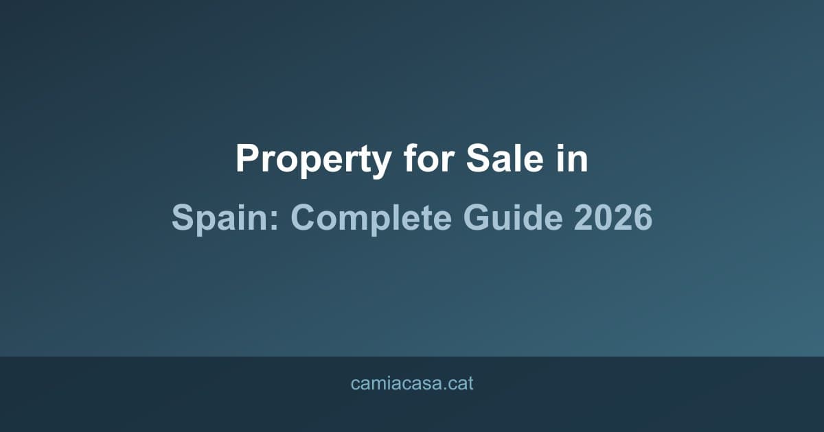 property for sale spain guide