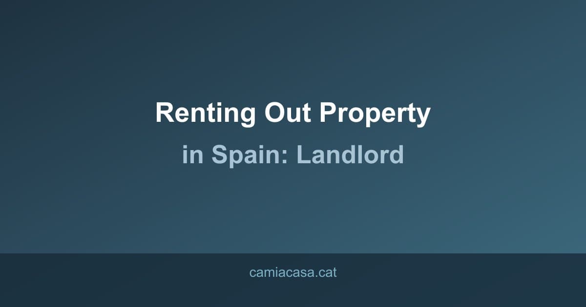 renting out property spain guide