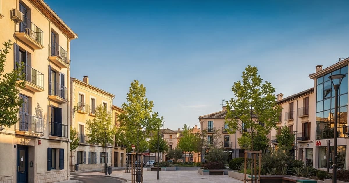 Zicht op Sant Sadurní d'Anoia