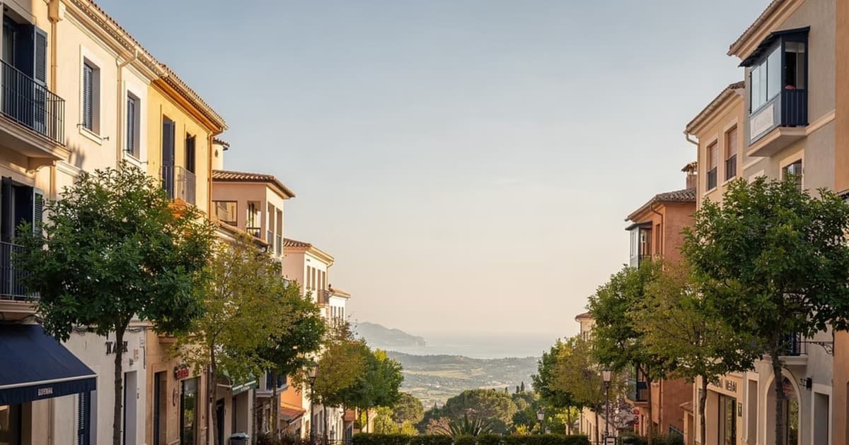 Vista de Sant Feliu de Llobregat, Catalunya